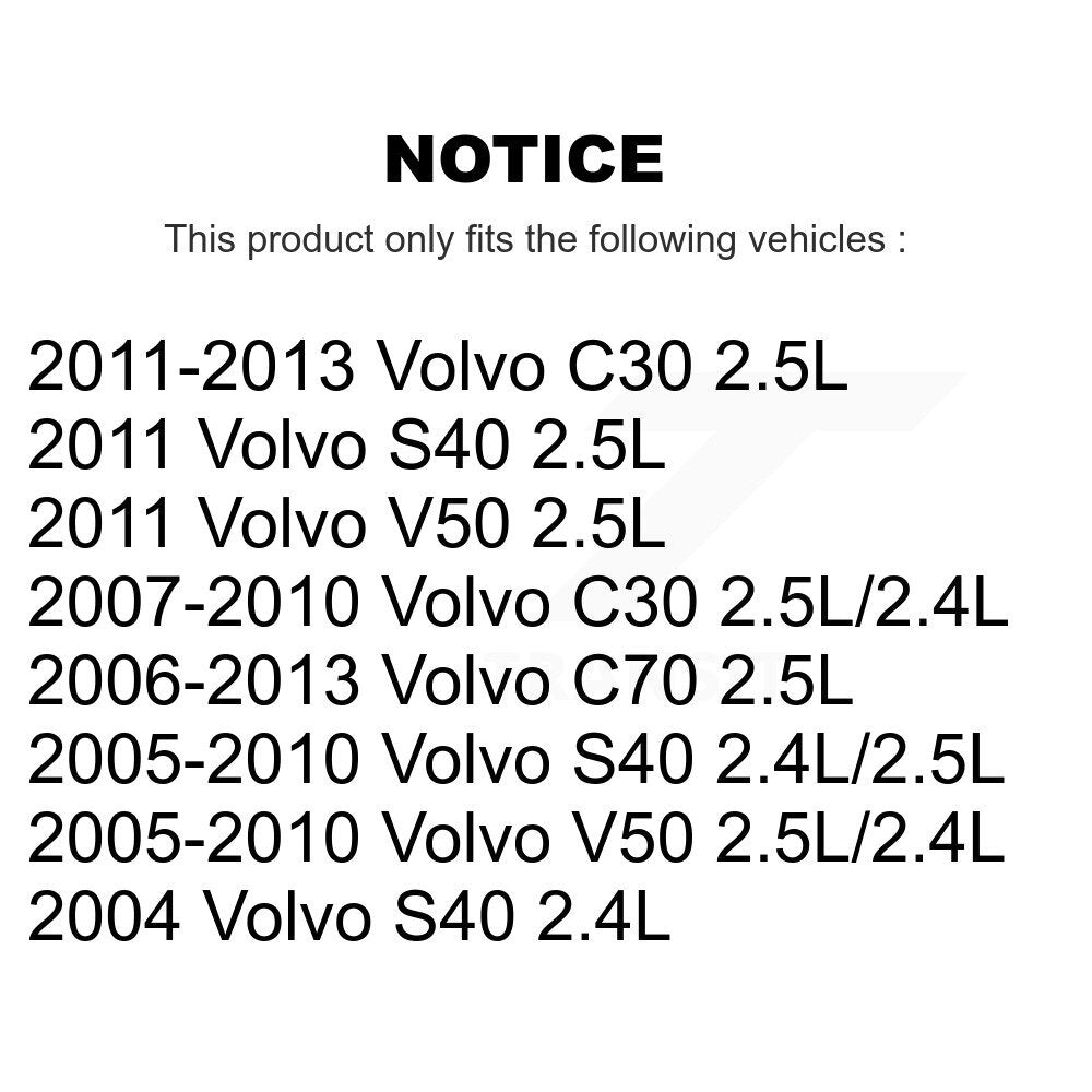 Compresseur AC avec embrayage pour Volvo S40 C30 V50 C70 GLB-VO12408