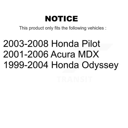 Filtre à air d'habitacle (paquet de 2) pour Honda Pilot Odyssey Acura MDX K54-100125