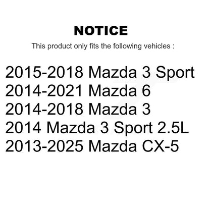 Filtre à air d'habitacle (paquet de 3) pour Mazda CX-5 3 Sport 6 K54-100233
