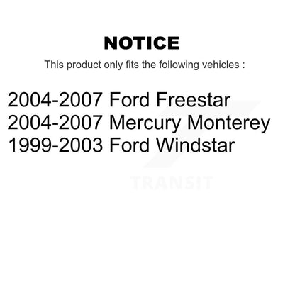 Filtre à air d'habitacle (paquet de 3) pour Ford Freestar Windstar Mercury Monterey K54-10024