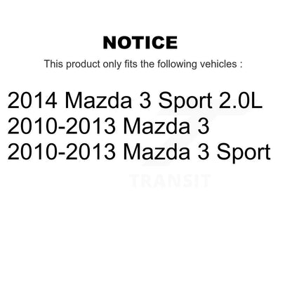Filtre à air d'habitacle (paquet de 4) pour Mazda 3 Sport K54-100336