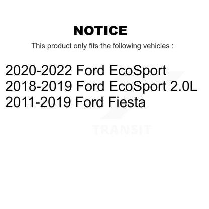 Filtre à air d'habitacle (paquet de 4) pour Ford Fiesta EcoSport K54-100369