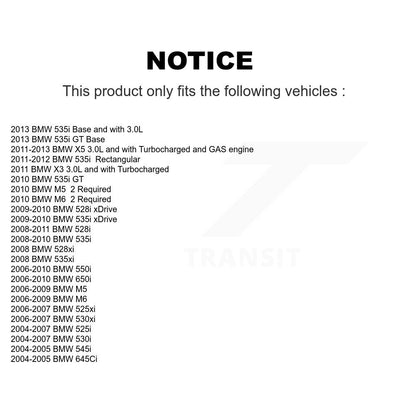 Filtre à air d'habitacle (paquet de 5) pour BMW X5 X3 530i 530xi 650i 528i xDrive 525i 535i M
