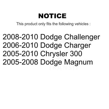 Filtre à air d'habitacle (paquet de 5) pour Dodge Chrysler 300 chargeur Challenger Magnum