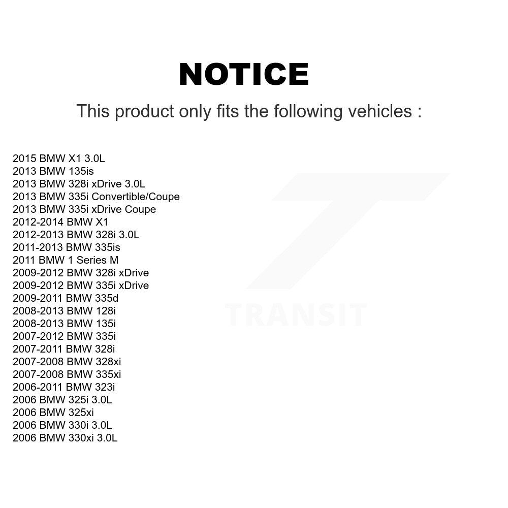 Filtre à air d'habitacle (paquet de 6) pour BMW 328i xDrive X1 323i 335i 128i 328xi 135i 325i