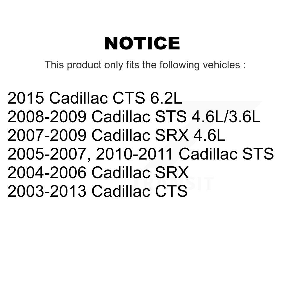 Filtre à air d'habitacle (paquet de 6) pour Cadillac CTS SRX STS K54-100644