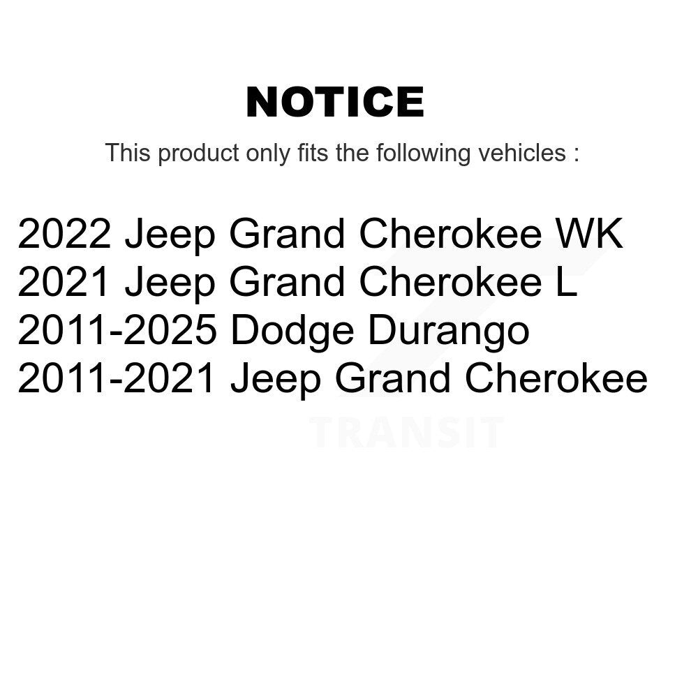 Filtre à air d'habitacle (paquet de 10) pour Jeep Grand Cherokee Dodge Durango L WK K54-10074
