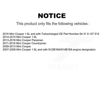 Filtre à air d'habitacle (paquet de 11) pour Mini Cooper Countryman Paceman K54-100963