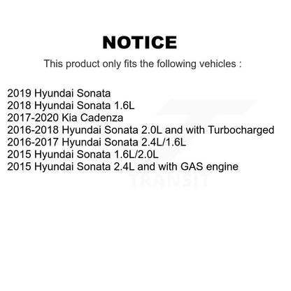 Filtre à air d'habitacle (paquet de 12) pour Hyundai Sonata Kia Cadenza K54-101063