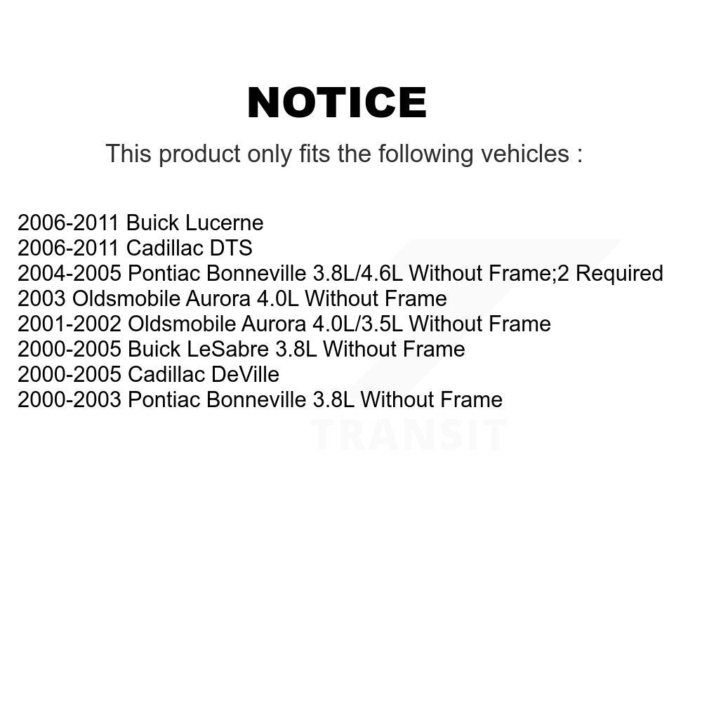 Filtre à Air d'habitacle (paquet de 12) pour Buick Lucerne Cadillac LeSabre DTS DeVille Auror