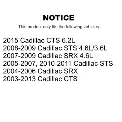 Filtre à air d'habitacle (paquet de 9) pour Cadillac CTS SRX STS K54-101523
