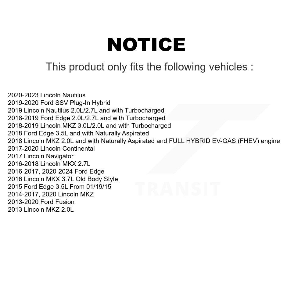 Filtre à air d'habitacle (paquet de 9) pour Ford Edge Fusion Lincoln Nautilus MKX MKZ SSV