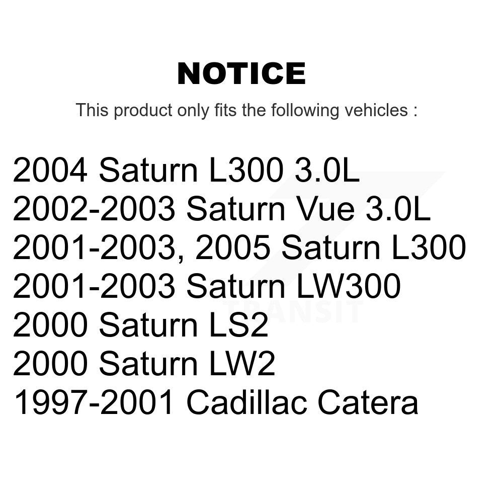 Filtre à huile à cartouche moteur (paquet de 5) pour Saturn Vue L300 Cadillac Catera LS2 LW