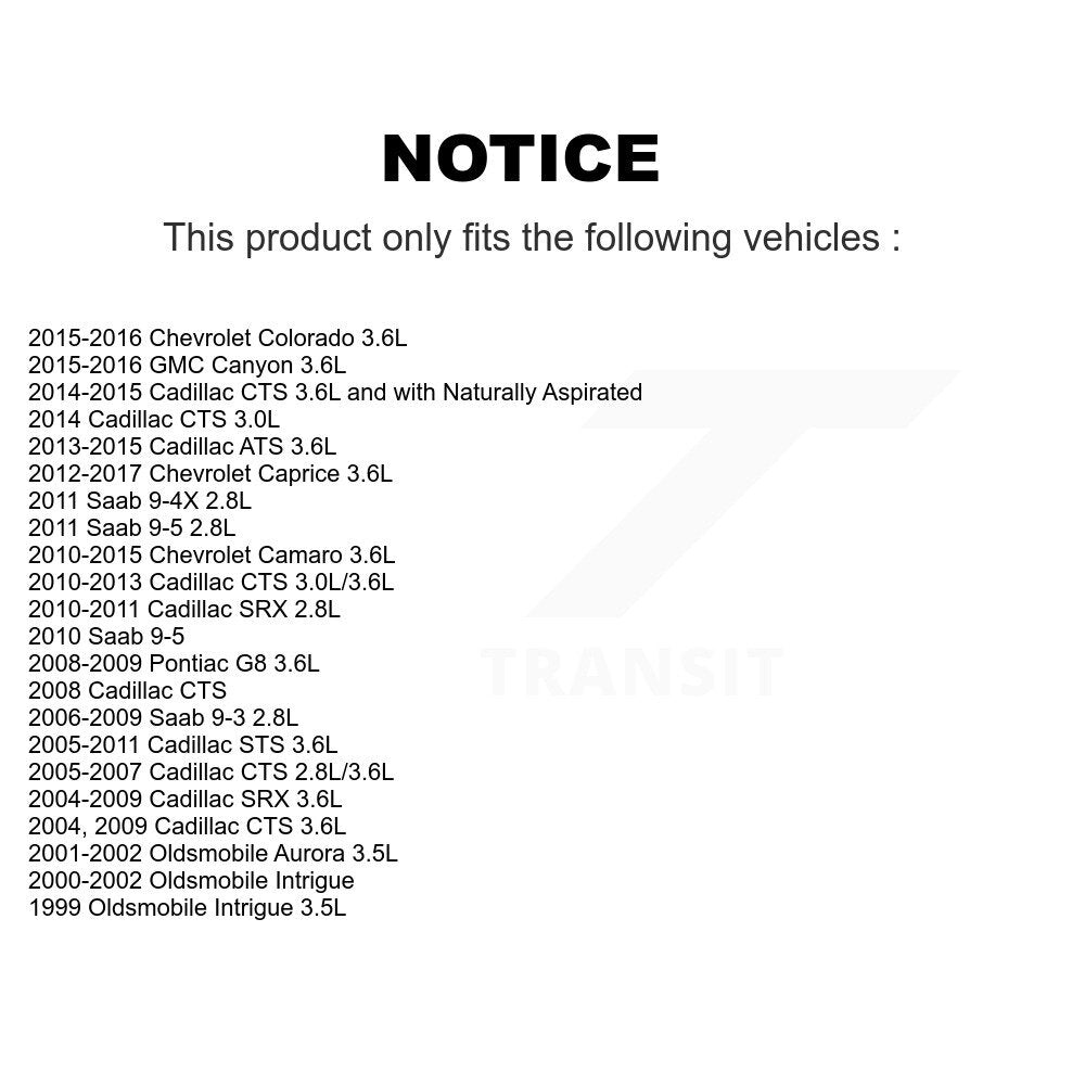 Filtre à huile à cartouche moteur (paquet de 12) pour Cadillac Chevrolet CTS Camaro Colorad