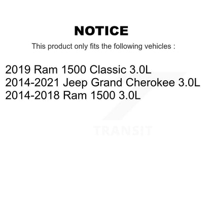 Filtre à huile à cartouche moteur (paquet de 12) pour Ram 1500 Jeep Grand Cherokee Classic