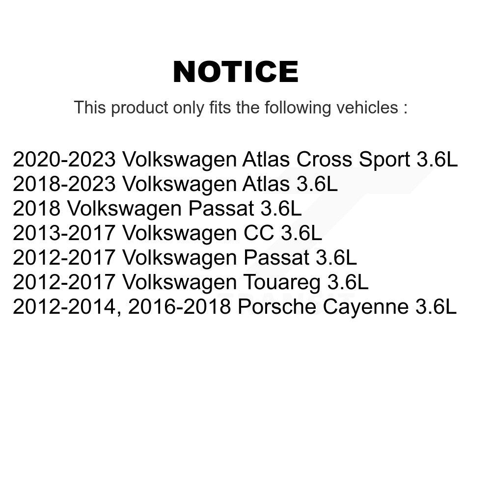 Filtre à huile à cartouche moteur (paquet de 6) pour Volkswagen Atlas Passat Cross Sport CC