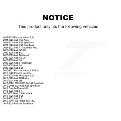 Filtre à huile à cartouche moteur (paquet de 4) pour Audi Porsche Macan Cayenne Q7 SQ5 S5 Q