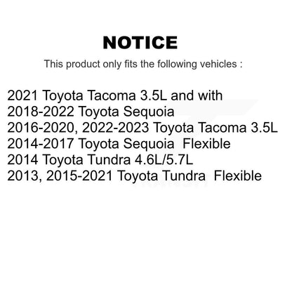 Filtre à air moteur (paquet de 2) pour Toyota Tacoma Tundra Sequoia K57-100139