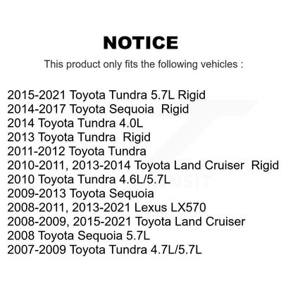 Filtre à air moteur (paquet de 2) pour Toyota Tundra Sequoia Lexus LX570 Land Cruiser