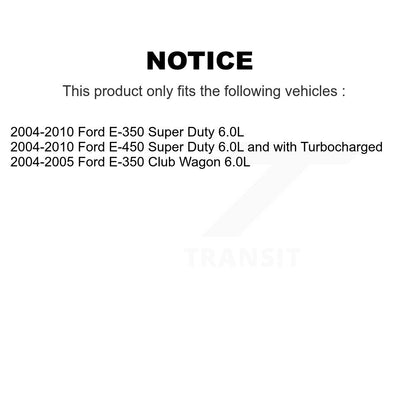 Filtre à air moteur (paquet de 2) pour Ford E-350 Super Duty Club Wagon E-450 K57-10015