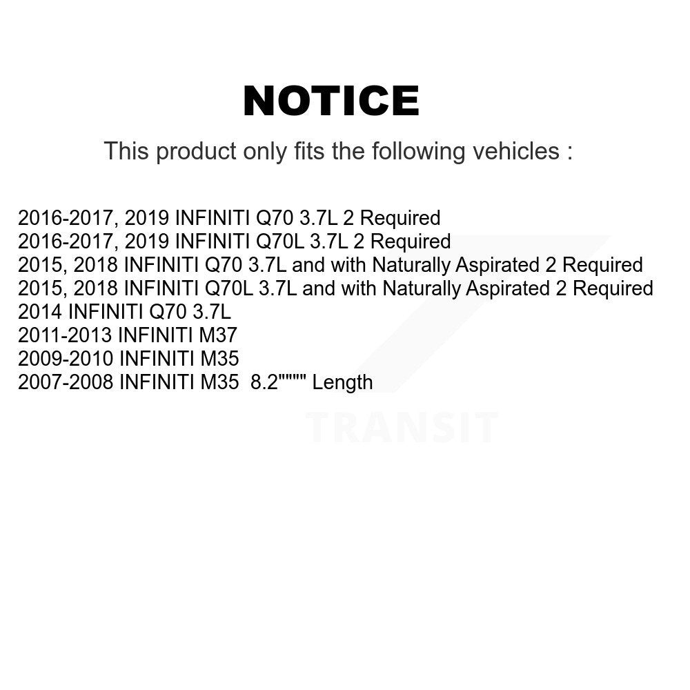 Filtre à air moteur (paquet de 2) pour INFINITI M35 M37 Q70 Q70L K57-100158