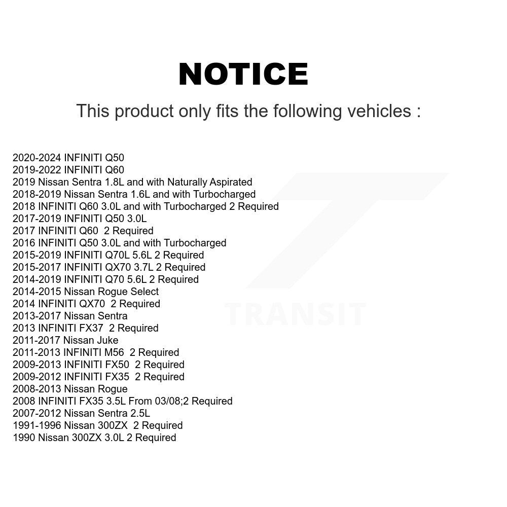 Filtre à air moteur (paquet de 3) pour Nissan Sentra Rogue Juke INFINITI Q50 FX35 Q60