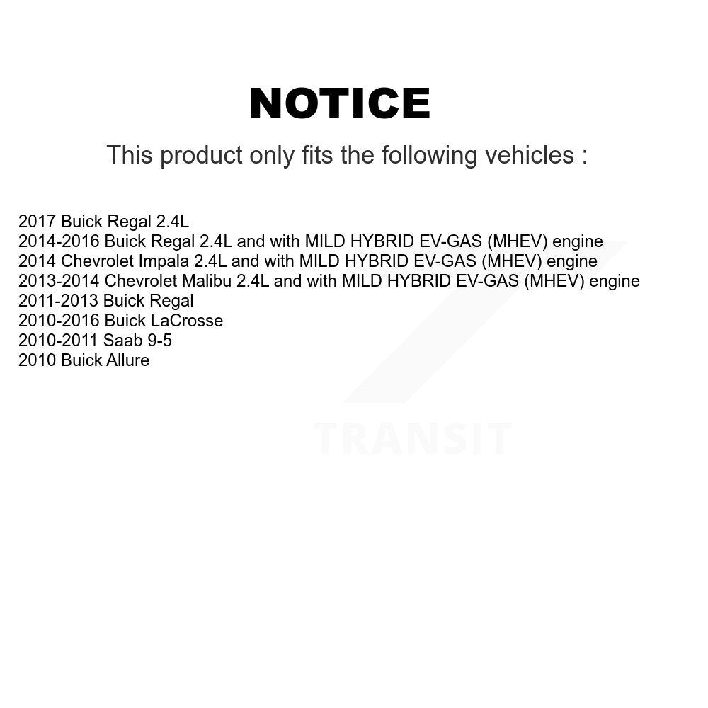 Filtre à air moteur (paquet de 3) pour Buick Chevrolet LaCrosse Malibu Regal Impala Saa
