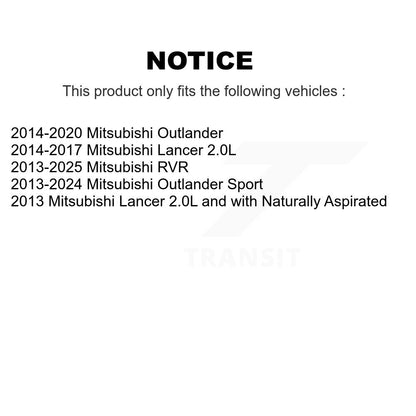 Filtre à air moteur (paquet de 3) pour Mitsubishi RVR Outlander Lancer Sport K57-100427