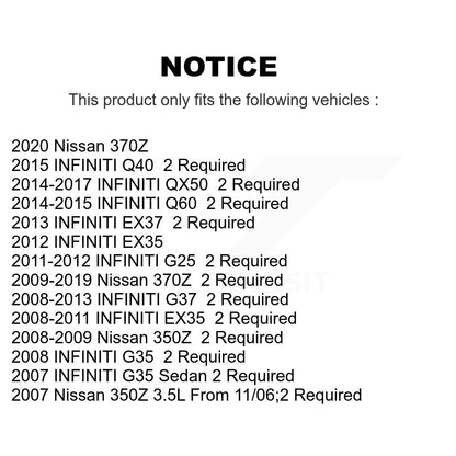 Filtre à air moteur (paquet de 3) pour INFINITI G37 QX50 Nissan EX35 370Z G35 350Z EX37
