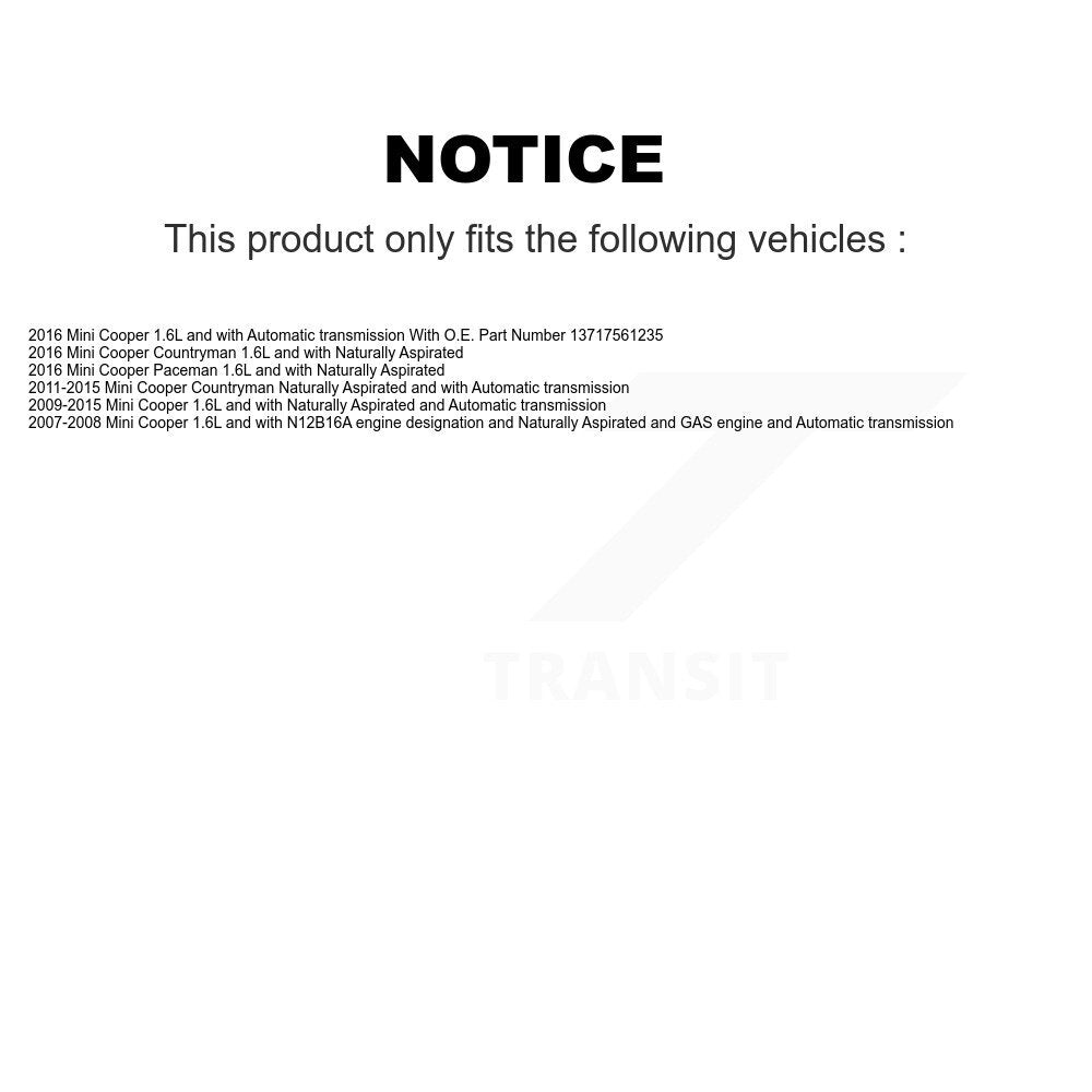 Filtre à air moteur (paquet de 3) pour Mini Cooper Countryman Paceman K57-100582