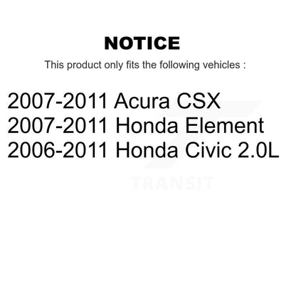 Filtre à air moteur (paquet de 4) pour élément Honda Civic Acura CSX K57-100735