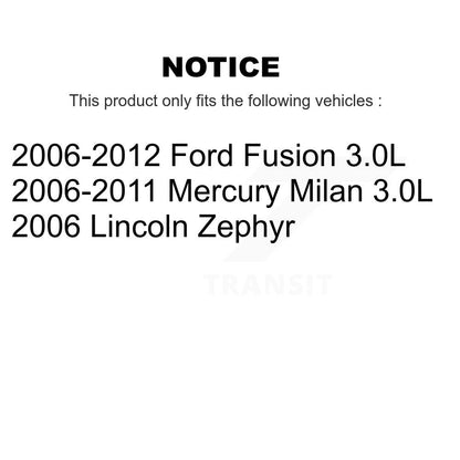 Filtre à air moteur (paquet de 4) pour Ford Fusion Lincoln Zephyr Mercury Milan