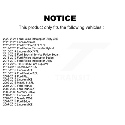 Filtre à air moteur (paquet de 4) pour Ford Explorer Edge Lincoln Fusion Mazda MKX Flex