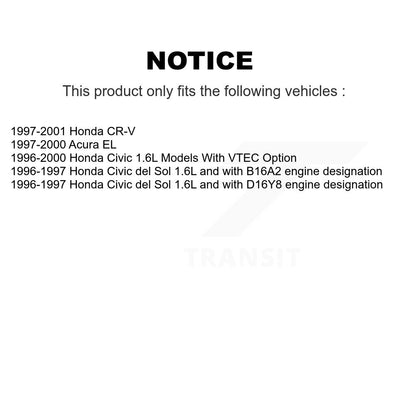 Filtre à air moteur (paquet de 4) pour Honda Civic CR-V Acura EL del Sol K57-100799