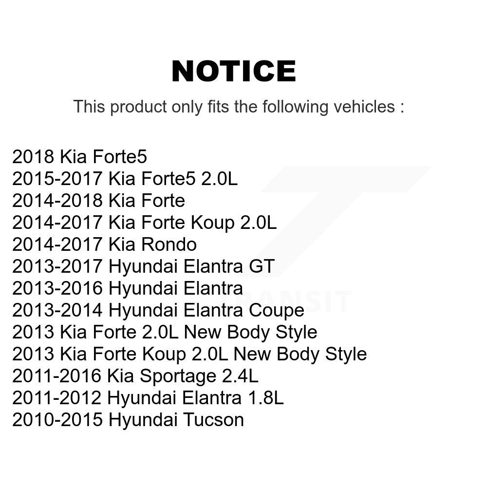Filtre à air moteur (paquet de 5) pour Hyundai Elantra Kia Tucson Forte GT Sportage Kou