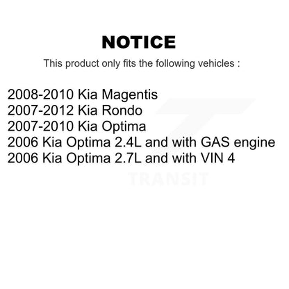 Filtre à air moteur (paquet de 5) pour Kia Rondo Optima Magentis K57-101069