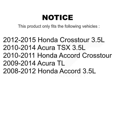 Filtre à air moteur (paquet de 5) pour Honda Accord Acura TL TSX Crosstour K57-101088