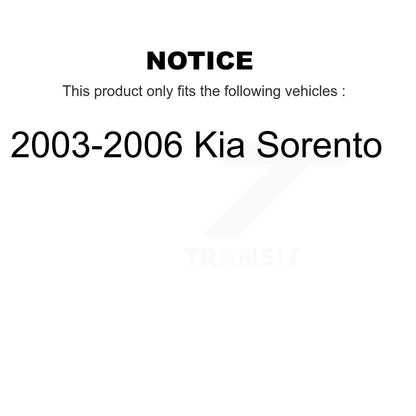 Filtre à air moteur (paquet de 5) pour Kia Sorento 2003-2006 K57-101155