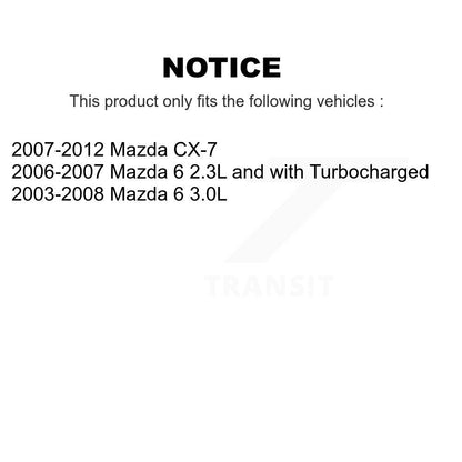 Filtre à air moteur (paquet de 5) pour Mazda CX-7 6 K57-101176