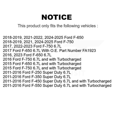 Filtre à air moteur (paquet de 10) pour Ford F-350 Super Duty F-250 F-450 F-550 F-650