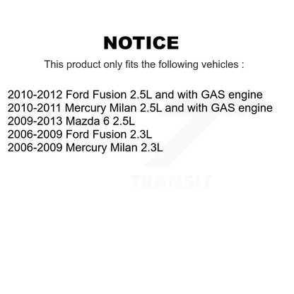 Filtre à air moteur (paquet de 10) pour Ford Fusion Mazda 6 Mercury Milan K57-101256