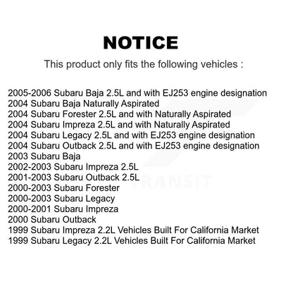 Filtre à air moteur (paquet de 10) pour Subaru Impreza Forester Outback Legacy Baja
