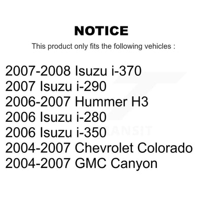 Filtre à air moteur (paquet de 10) pour Chevrolet Colorado GMC Canyon Hummer H3 Isuzu