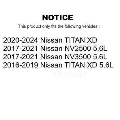 Filtre à air moteur (paquet de 10) pour Nissan TITAN XD NV2500 NV3500 K57-101361