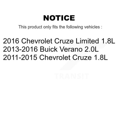 Filtre à air moteur (paquet de 10) pour Chevrolet Cruze Buick Verano Limited K57-101376
