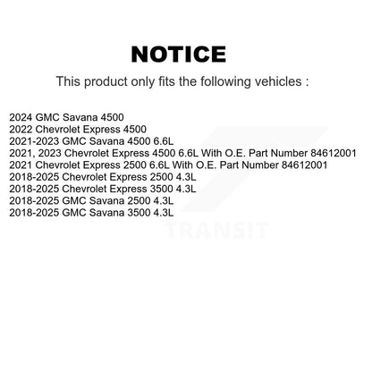 Filtre à air moteur (paquet de 10) pour GMC Chevrolet Savana 2500 Express 3500 4500
