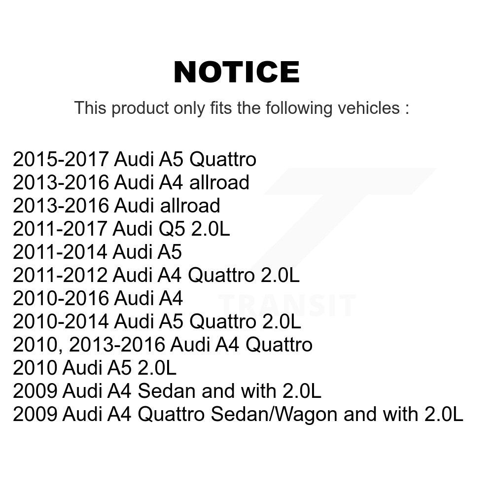 Filtre à air moteur (paquet de 10) pour Audi Q5 A4 Quattro A5 allroad K57-101478