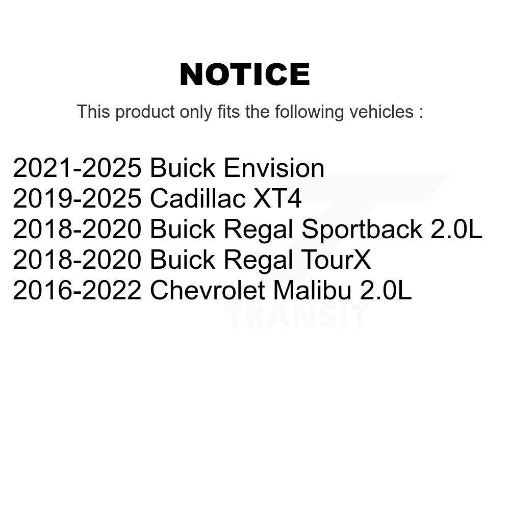 Filtre à air moteur (paquet de 10) pour Chevrolet Malibu Cadillac XT4 Buick Envision