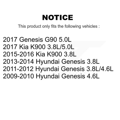 Filtre à air moteur (paquet de 10) pour Hyundai Genesis G90 Kia K900 K57-101567
