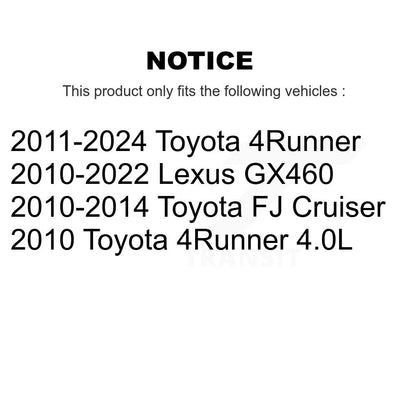 Filtre à air moteur (paquet de 11) pour Toyota 4Runner Lexus GX460 FJ Cruiser K57-10162